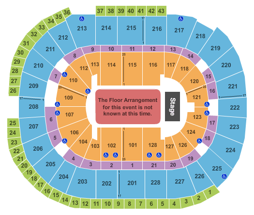 SAP Center Benson Boone Seating Chart